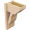 Ekena Millwork 7 1/2-in W x 12-in D x 20-in H Funston Slat Rough Cedar Woodgrain TimberThane Outlooker, Primed Tan OUTUR075X12X20FST24RCPR - alternate 5